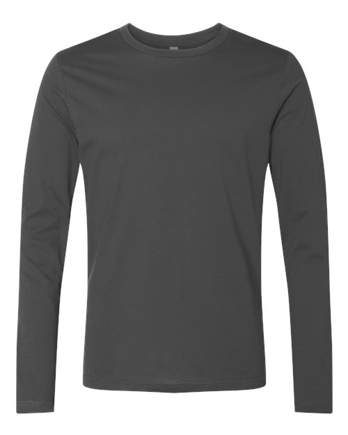 Next Level 3601 — Unisex Cotton Long Sleeve T-Shirt — Heavy Metal