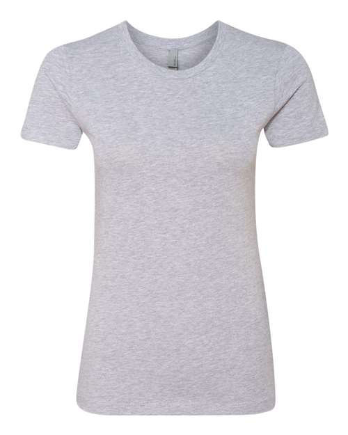 Next Level 3900 — Women’s Cotton T-Shirt — Heather Grey