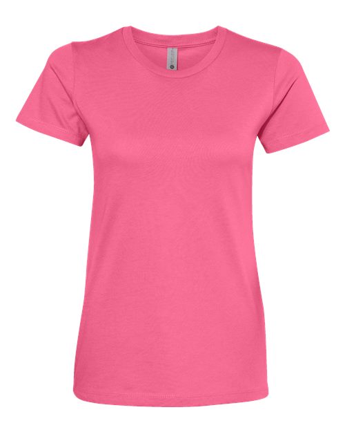 Next Level 3900 — Women’s Cotton T-Shirt — Hot Pink