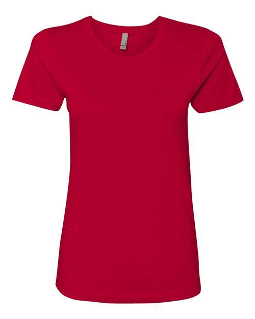Next Level 3900 — Women’s Cotton T-Shirt — Red