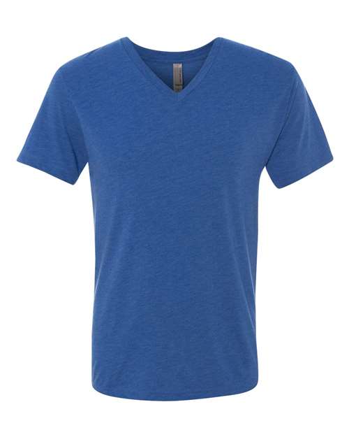 Next Level 6040 — Men's Triblend V-Neck T-Shirt — Vintage Royal