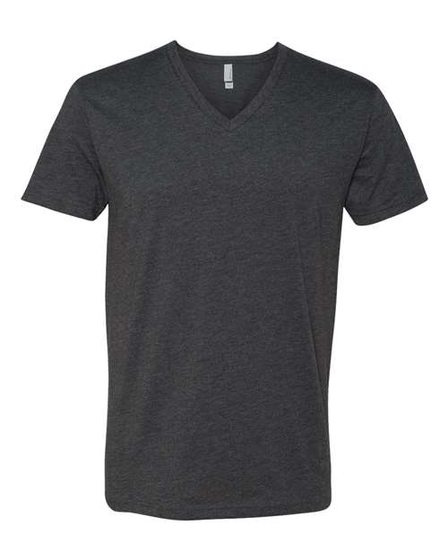 Next Level 6240 — Men's CVC V-Neck T-Shirt — Charcoal
