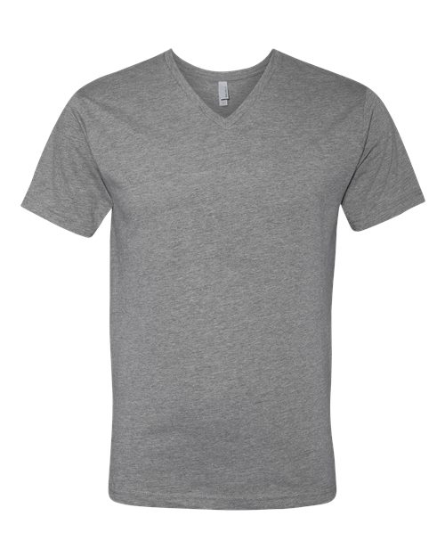 Next Level 6240 — Men's CVC V-Neck T-Shirt — Dark Heather Grey