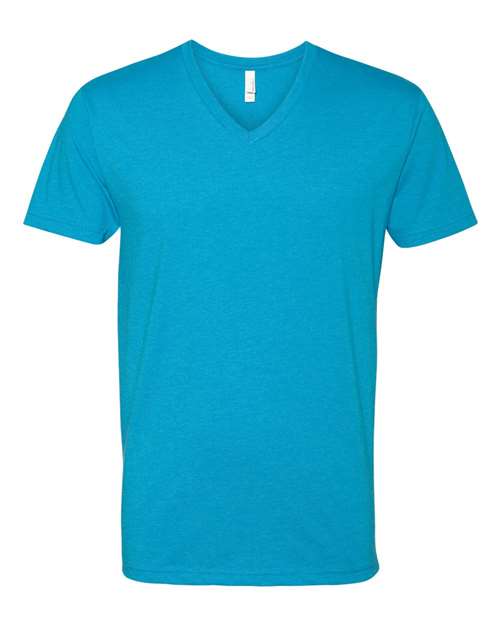 Next Level 6240 — Men's CVC V-Neck T-Shirt — Turquoise