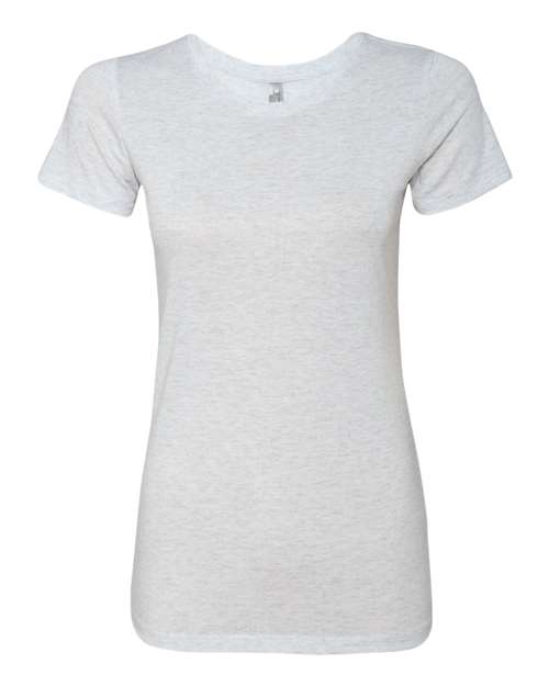 Next Level 6710 — Women’s Triblend T-Shirt — Heather White
