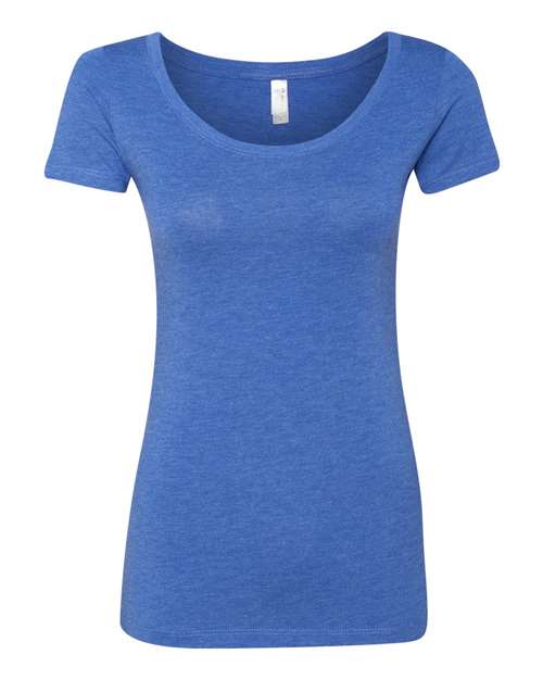 Next Level 6730 — Women’s Triblend Scoop Neck T-Shirt — Vintage Royal