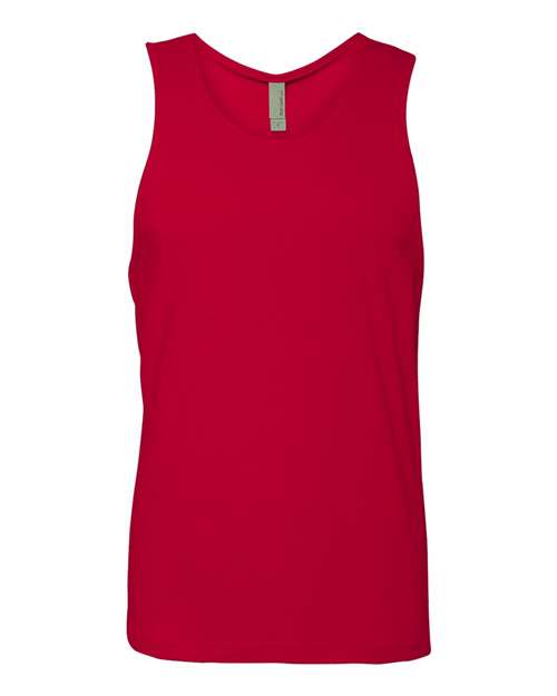 Next Level 3633 — Men's Cotton Muscle Tank — Red