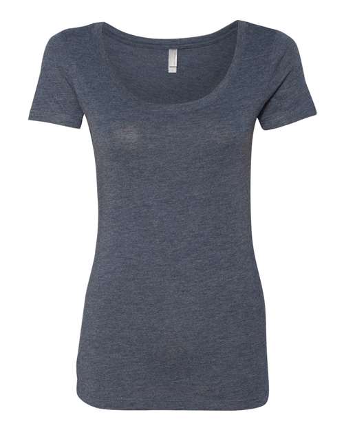 Next Level 6730 — Women’s Triblend Scoop Neck T-Shirt — Vintage Navy