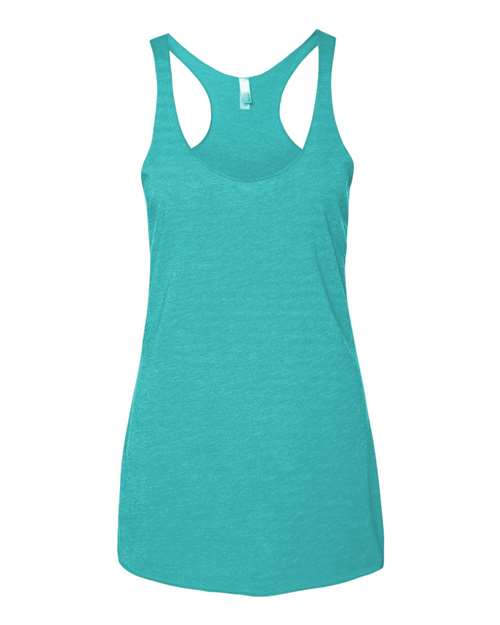 Next Level 6733 — Women’s Triblend Racerback Tank — Tahiti Blue