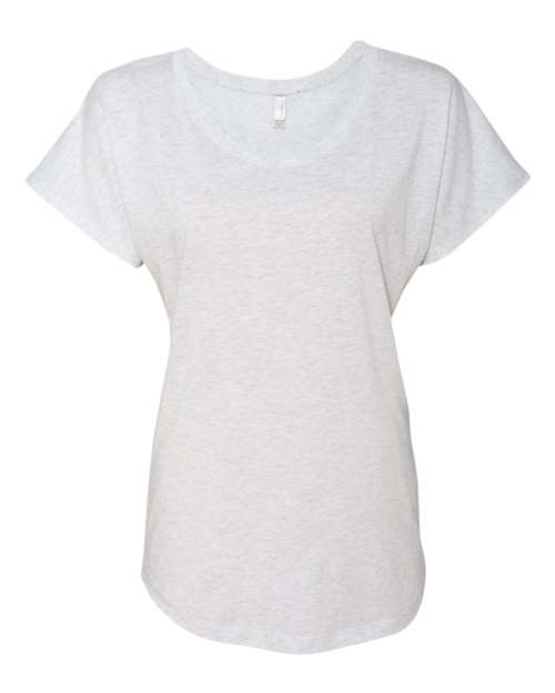 Next Level 6760 — Women’s Triblend Dolman T-Shirt — Heather White