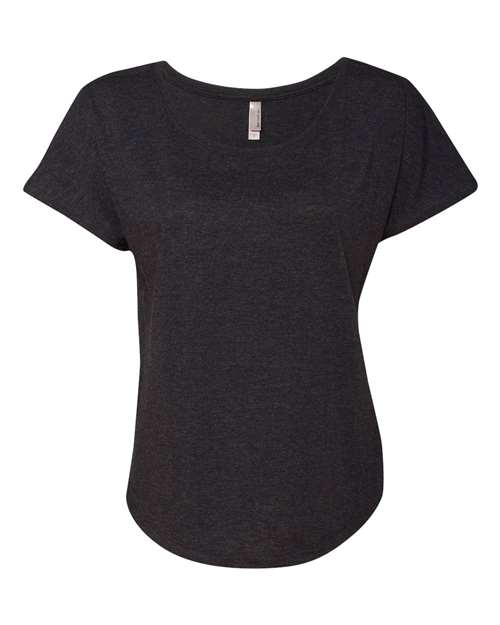 Next Level 6760 — Women’s Triblend Dolman T-Shirt — Vintage Black