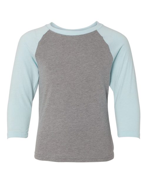 Next Level 3352 — Youth CVC Three-Quarter Sleeve Raglan T-Shirt — main view