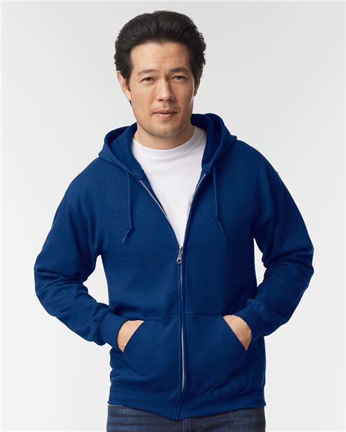 Gildan 18600 — Unisex Heavy Blend™ Full-Zip Hooded Sweatshirt — main view