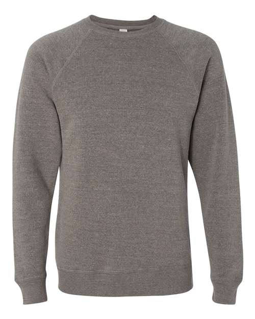 Independent Trading Co. PRM30SBC — Unisex Special Blend Raglan Crewneck Sweatshirt — Nickel