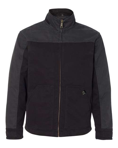 DRI DUCK 5089 — Men's Horizon Boulder Cloth™ Canvas Jacket — Black/ Charcoal