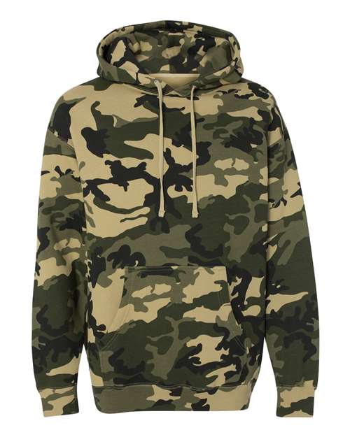 Independent Trading Co. IND4000 — Unisex Heavyweight Hooded Sweatshirt — Army Camo