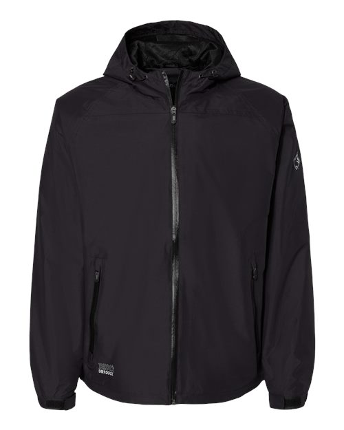 DRI DUCK 5335 — Unisex Torrent Waterproof Hooded Jacket — Black