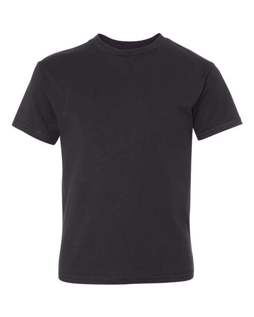 Hanes 498Y — Youth Perfect-T T-Shirt — Black