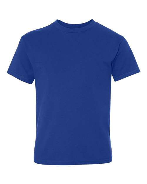 Hanes 498Y — Youth Perfect-T T-Shirt — Deep Royal