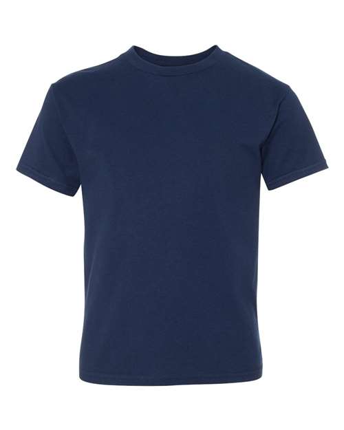 Hanes 498Y — Youth Perfect-T T-Shirt — Navy