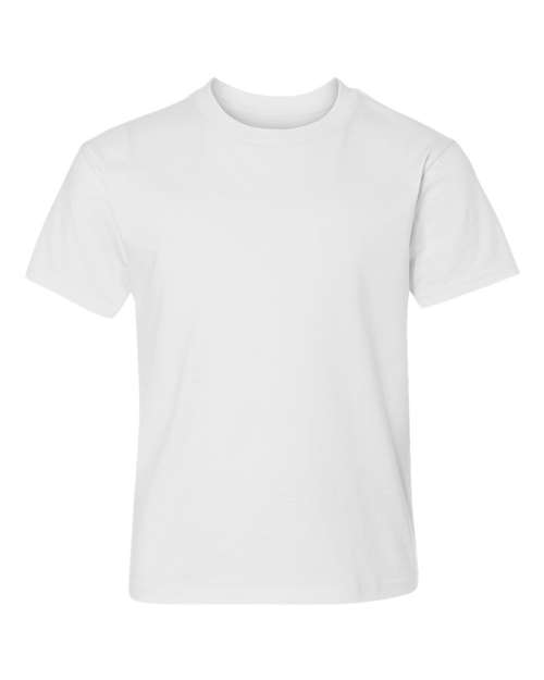 Hanes 498Y — Youth Perfect-T T-Shirt — White