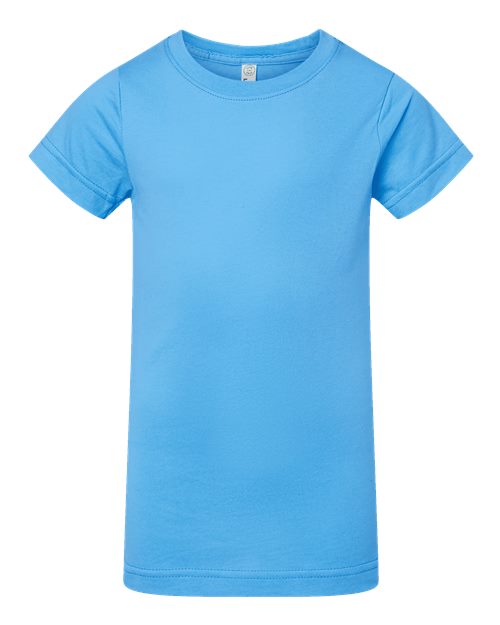 LAT 2616 — Girls' Fine Jersey Tee — Aqua