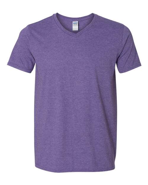 Gildan 64V00 — Unisex Softstyle® V-Neck T-Shirt — Heather Purple