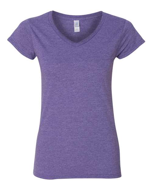 Gildan 64V00L — Women's Softstyle® V-Neck T-Shirt — Heather Purple