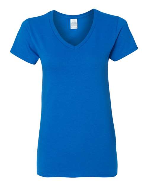 Gildan 5V00L — Women's Heavy Cotton™ V-Neck T-Shirt — Royal