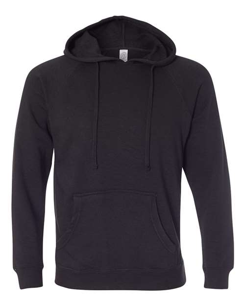 Independent Trading Co. PRM33SBP — Unisex Special Blend Raglan Hooded Sweatshirt — Black