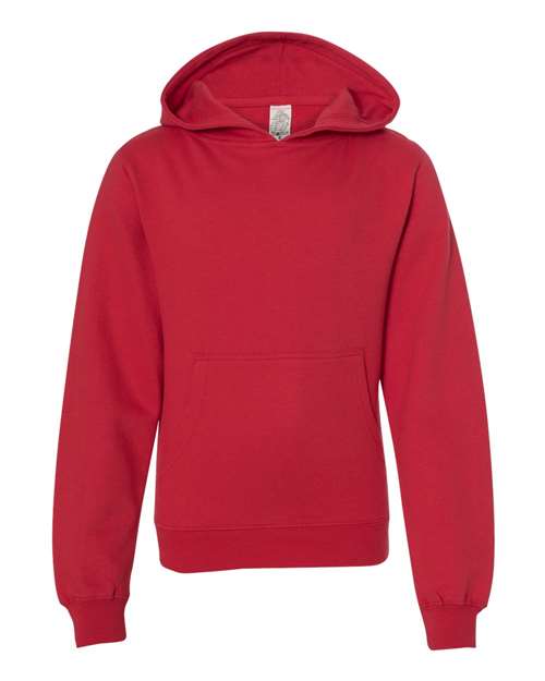 Independent Trading Co. SS4001Y — Youth Midweight Hooded Sweatshirt — Red