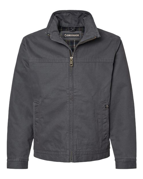 DRI DUCK 5028 — Men's Maverick Boulder Cloth™ Jacket with Blanket Lining — Charcoal