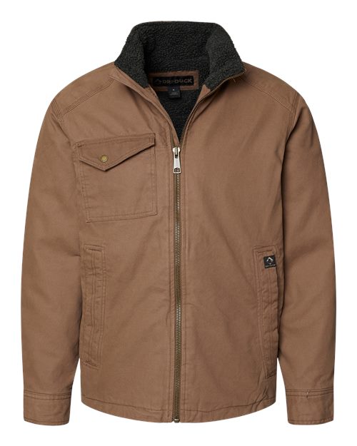 DRI DUCK 5037 — Men's Endeavor Canyon Cloth™ Canvas Jacket with Sherpa Lining — Field Khaki