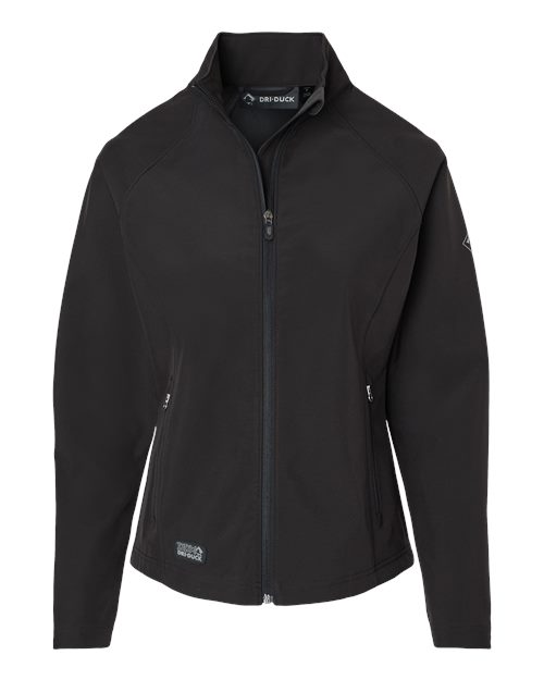 DRI DUCK 9439 — Women's Contour Soft Shell Jacket — Black