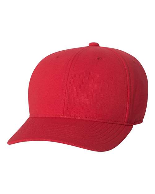 Flexfit 110P — 110® Cool & Dry Mini-Piqué Cap — Red