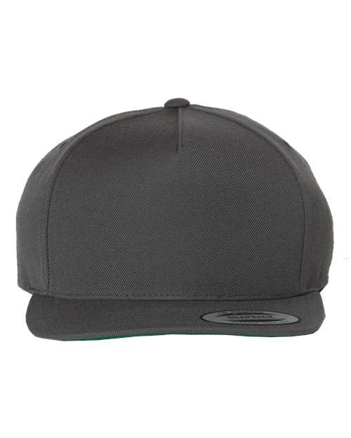 YP Classics 5089M — Premium Five-Panel Snapback Cap — Dark Grey