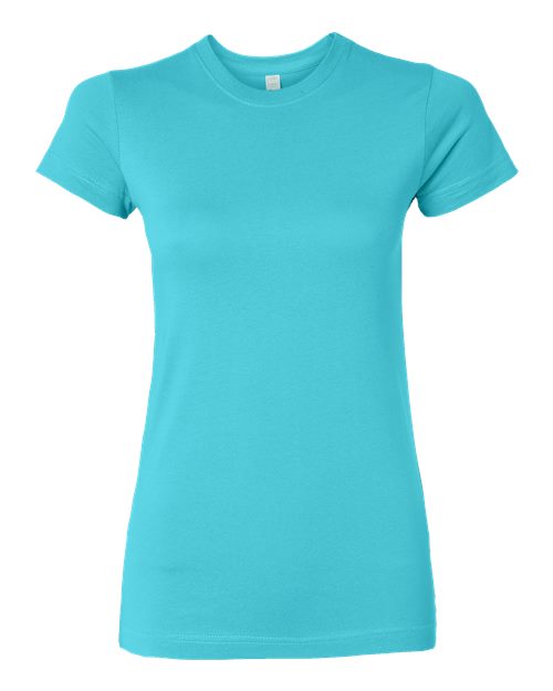 LAT 3616 — Women's Fitted Fine Jersey Tee — Caribbean
