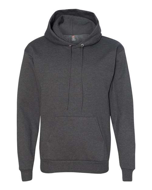 Hanes P170 — Unisex EcoSmart® Hooded Sweatshirt — Charcoal Heather