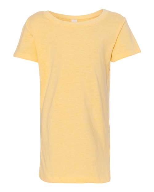 Next Level 3712 — Girls’ CVC Princess T-Shirt — Banana Cream