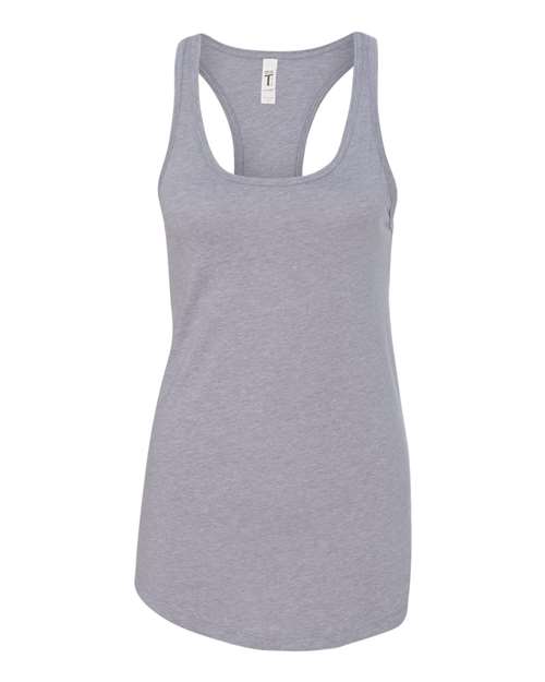Next Level 1533 — Women's Ideal Racerback Tank — Heather Grey