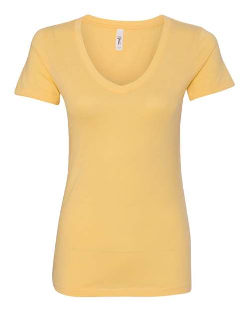Next Level 1540 — Women's Ideal V-Neck T-Shirt — Banana Cream
