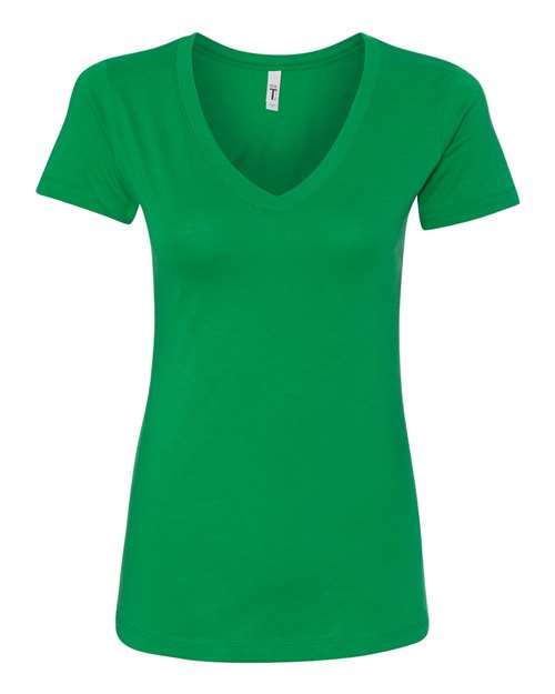 Next Level 1540 — Women's Ideal V-Neck T-Shirt — Kelly Green