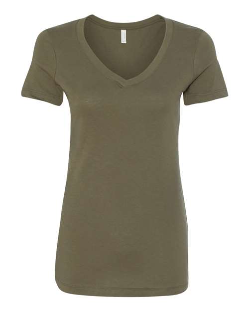 Next Level 1540 — Women's Ideal V-Neck T-Shirt — Military Green