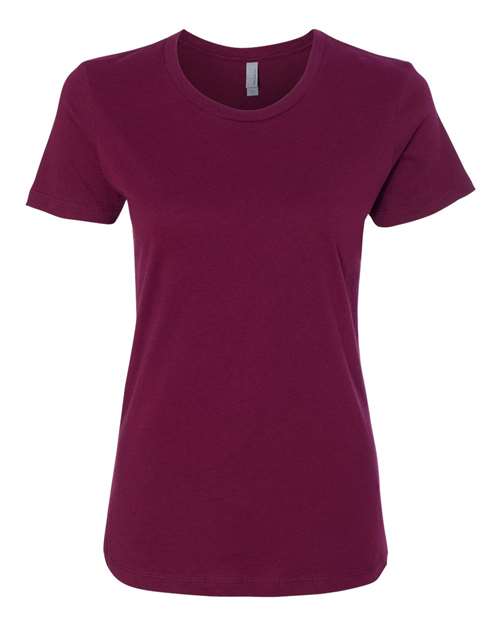 Next Level 3900 — Women’s Cotton T-Shirt — Maroon