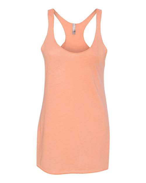 Next Level 6733 — Women’s Triblend Racerback Tank — Vintage Light Orange