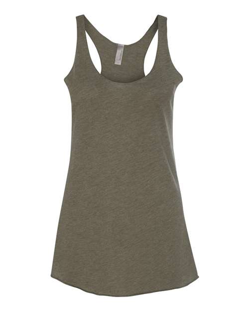 Next Level 6733 — Women’s Triblend Racerback Tank — Military Green