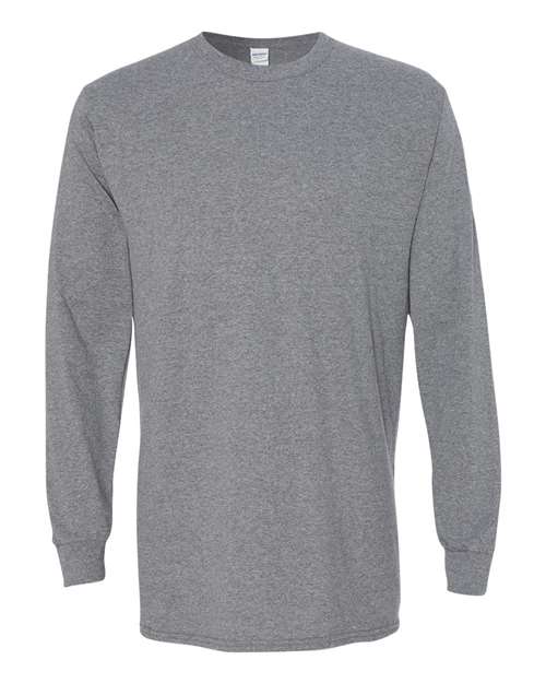 Gildan 5400 — Unisex Heavy Cotton™ Long Sleeve T-Shirt — Graphite Heather