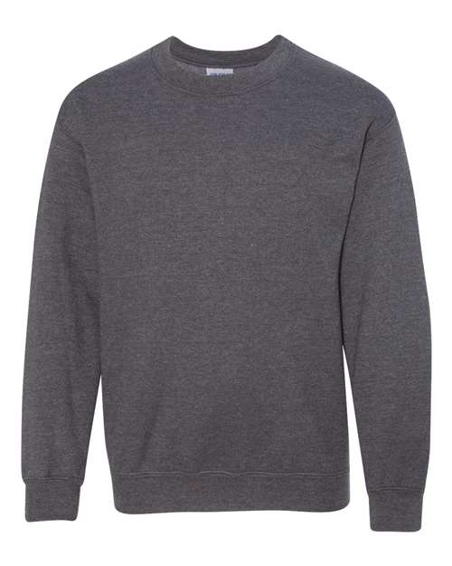 Gildan 18000B — Youth Heavy Blend™ Crewneck Sweatshirt — Dark Heather