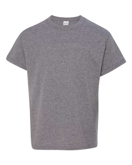 Gildan 5000B — Youth Heavy Cotton™ T-Shirt — Graphite Heather