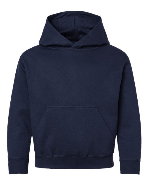 LAT 2296 — Youth Fleece Hoodie Sweatshirt — Navy